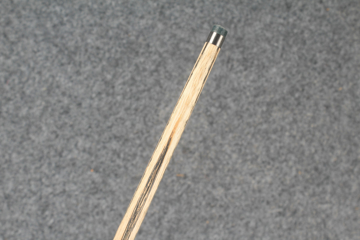 1 piece ash inlay english pool cue #7833