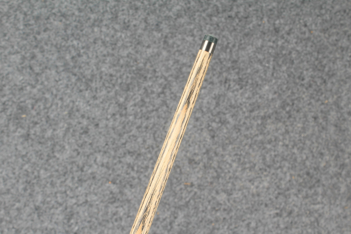 1 piece ash inlay english pool cue #7836