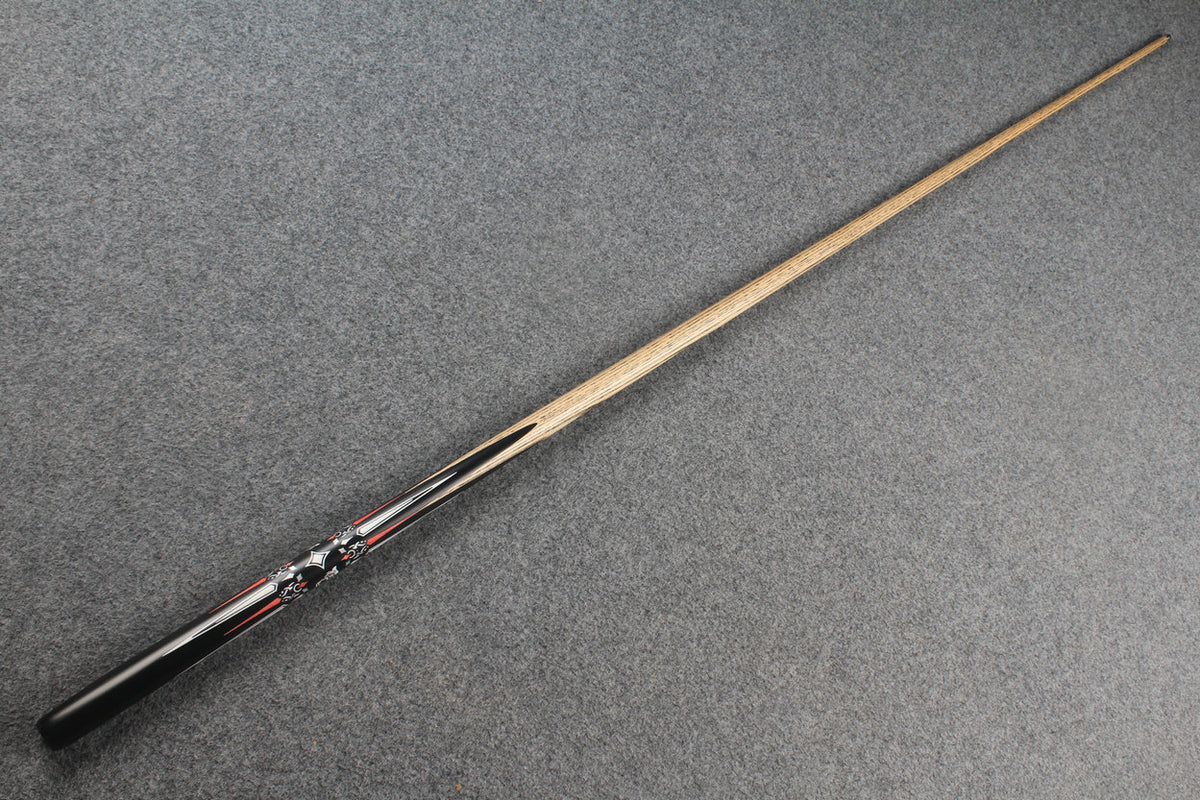 1 piece ash inlay english pool cue #7840