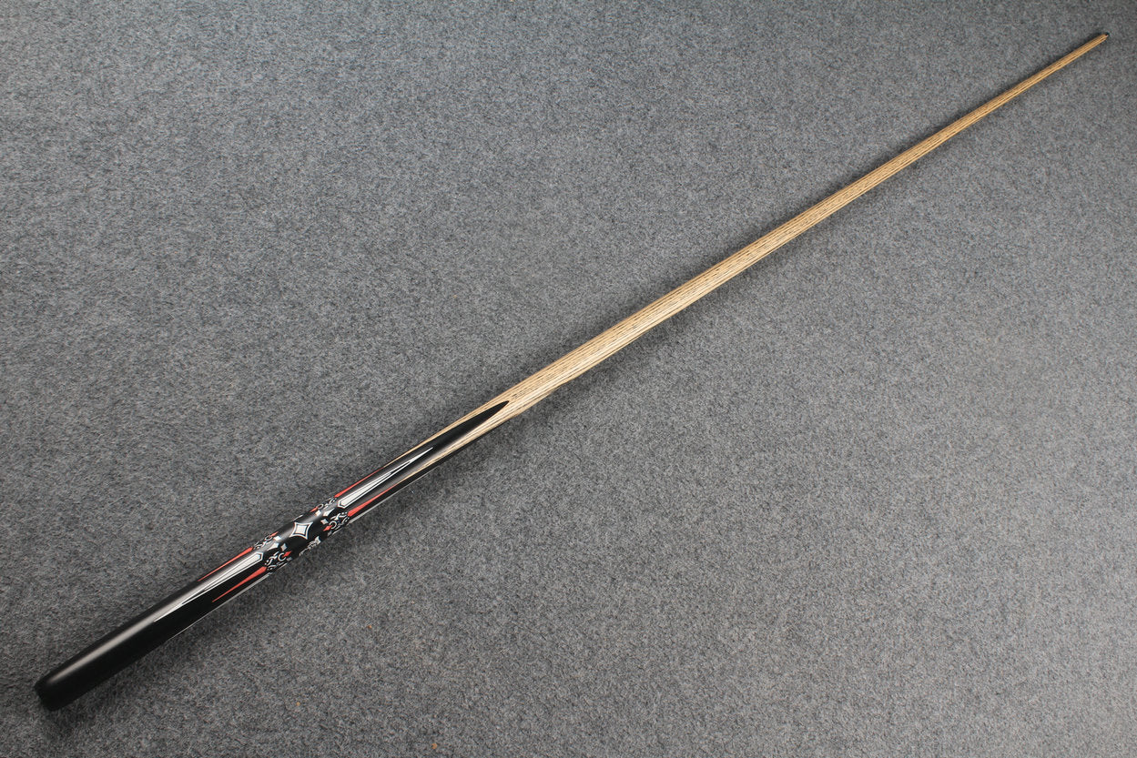 1 piece ash inlay english pool cue #7840
