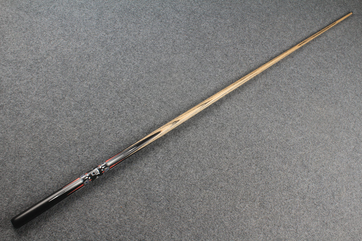 1 piece ash inlay english pool cue #7840