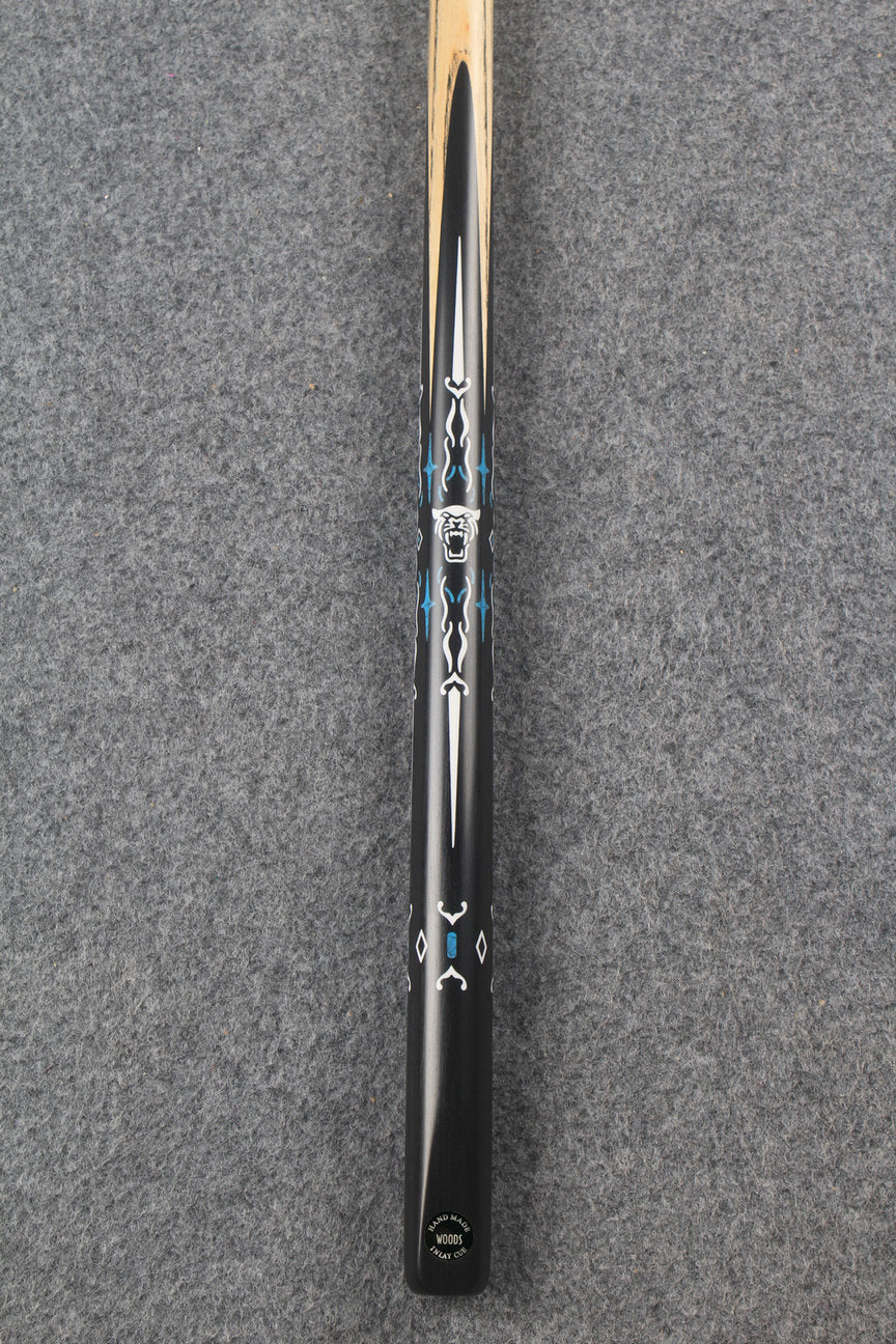 1 piece ash inlay english pool cue #7843