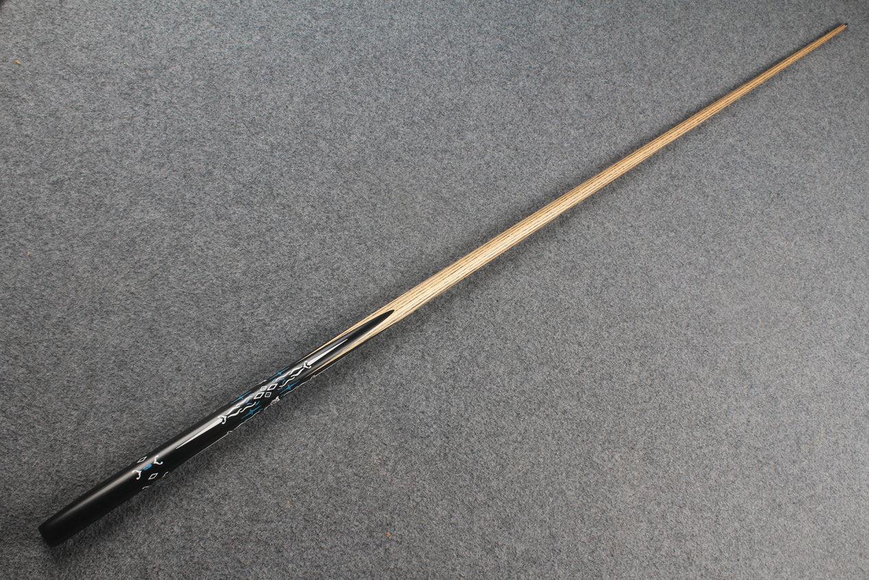 1 piece ash inlay english pool cue #7843