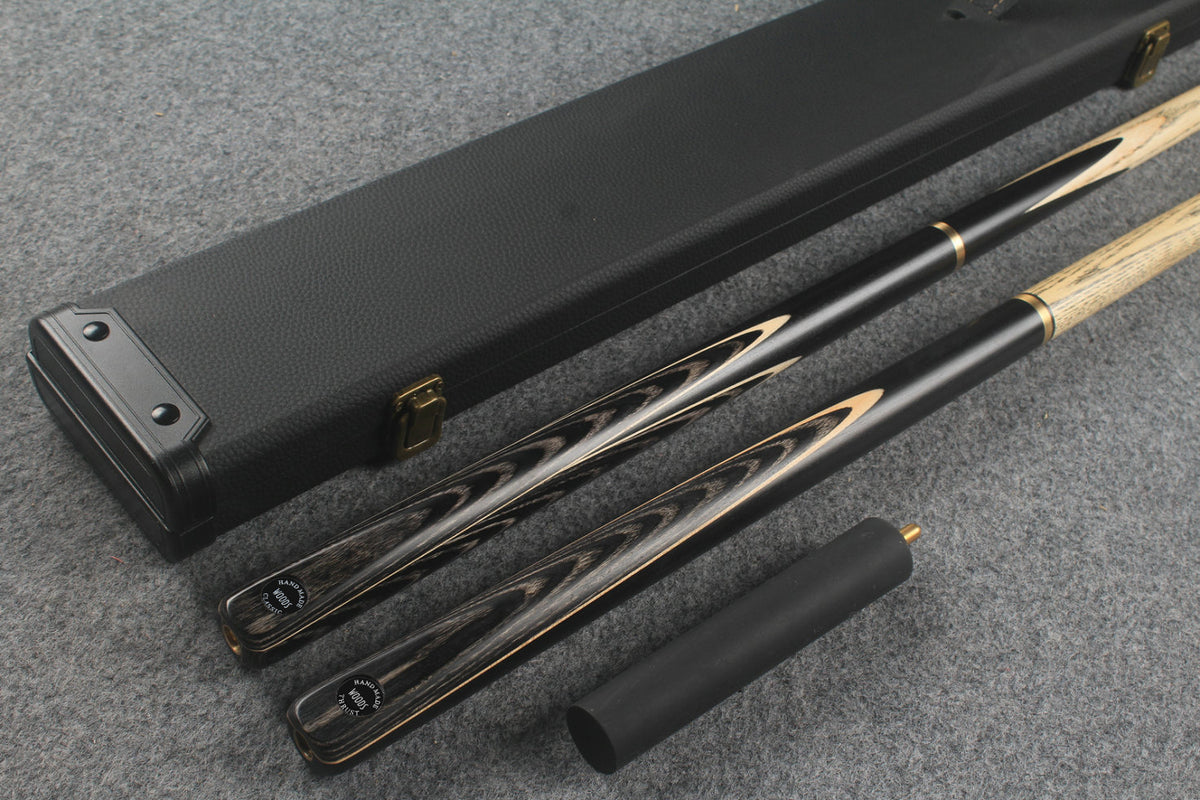 3/4 ASH english pool cue + break cue + case # 794