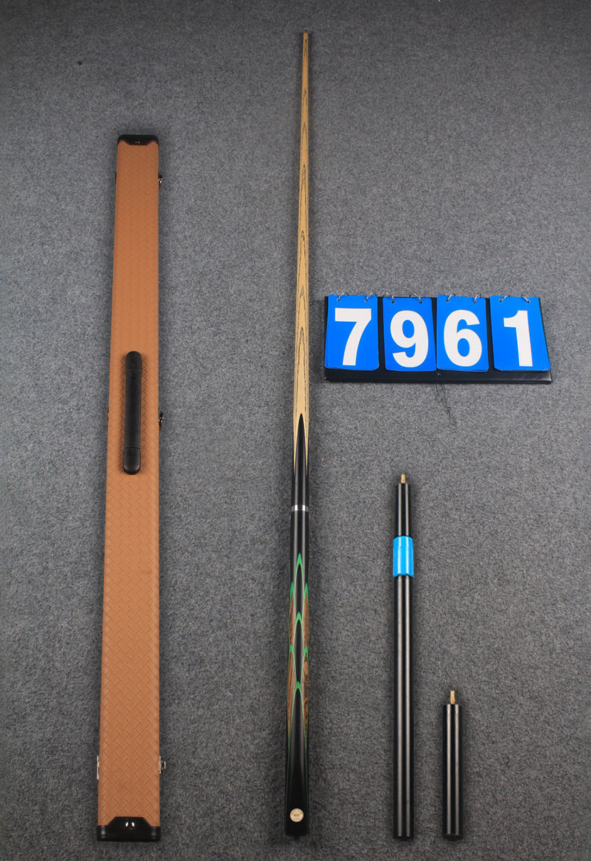 Exclusive ★★★ 3/4 handmade ash 60&#39;&#39; snooker cue # 7961
