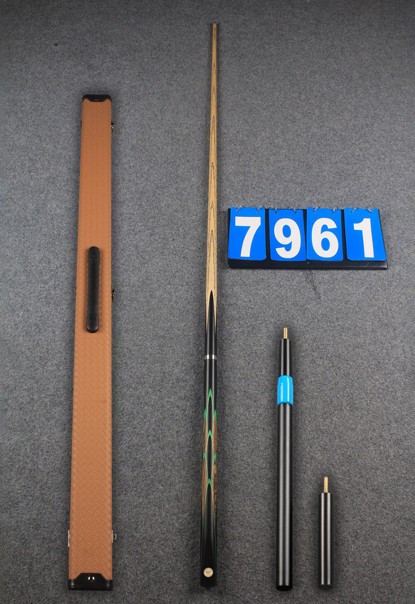 Exclusive ★★★ 3/4 handmade ash 60'' snooker cue # 7961