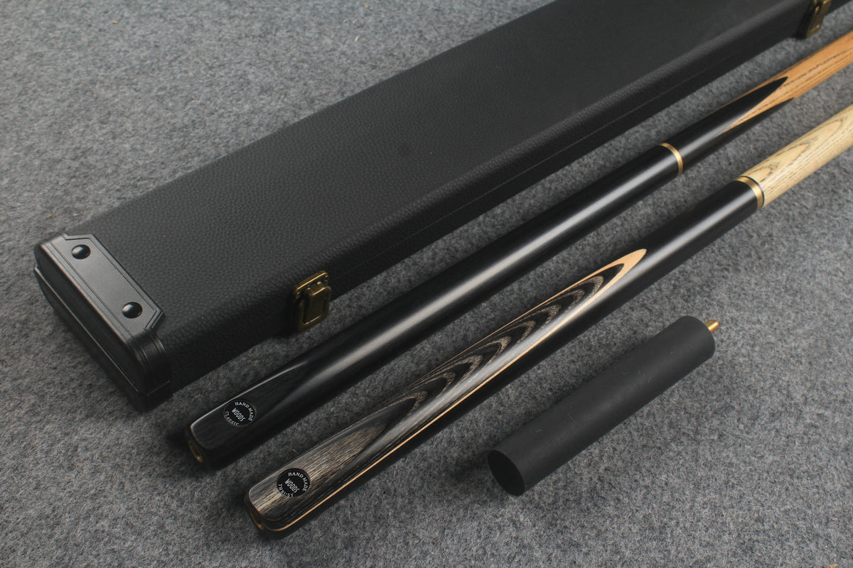 3/4 ASH english pool cue + break cue + case # 797