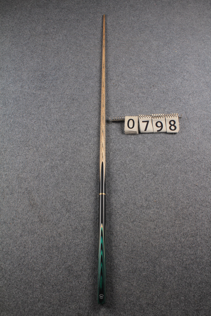 3/4 ASH english pool cue + break cue + case # 798