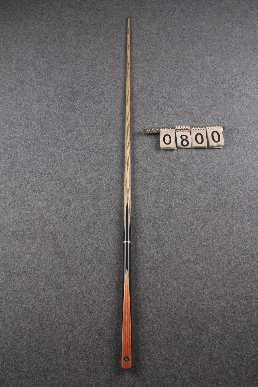 3/4 ASH english pool cue + break cue + case # 800