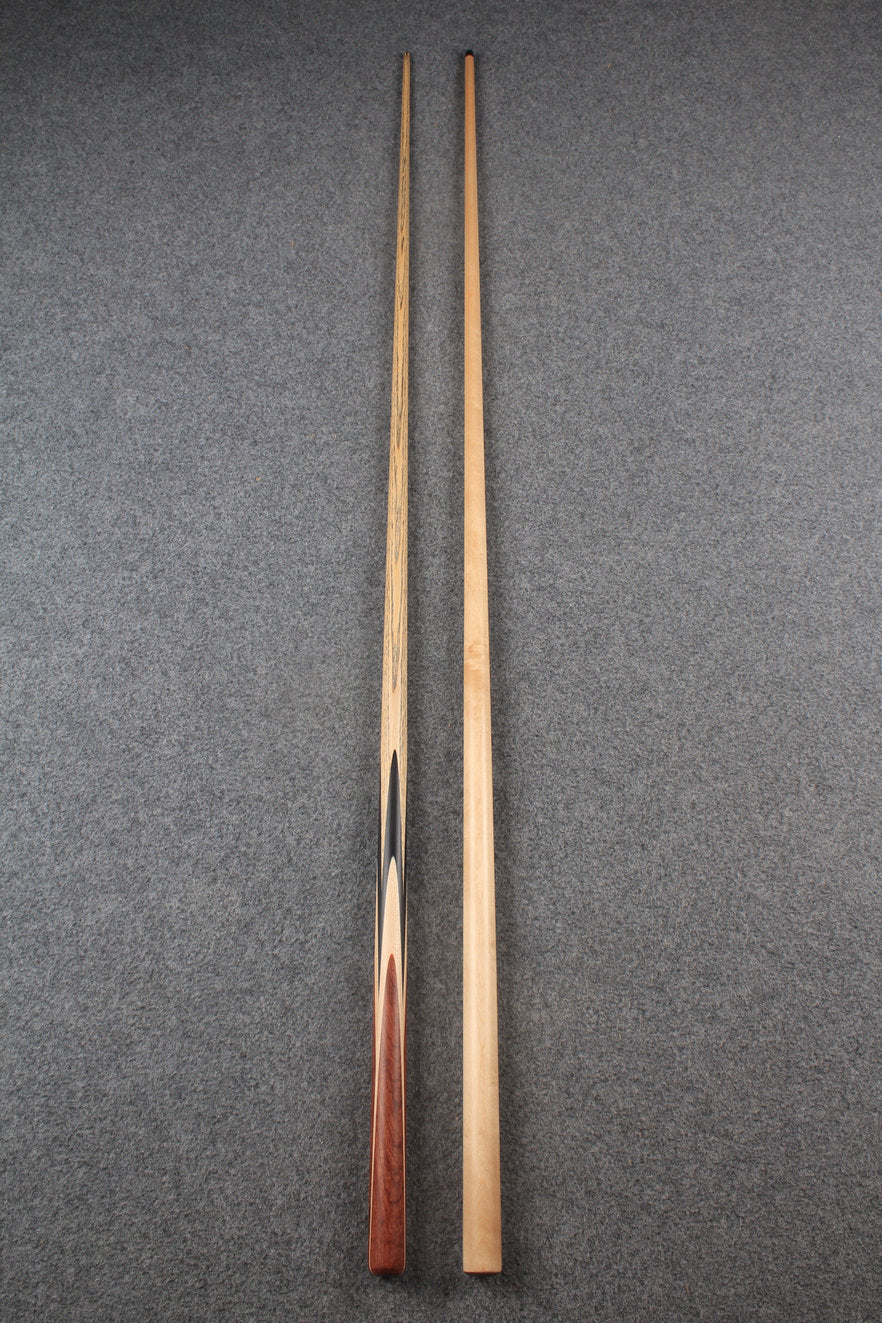 1 piece ASH english pool cue + maple break cue + case # 8006