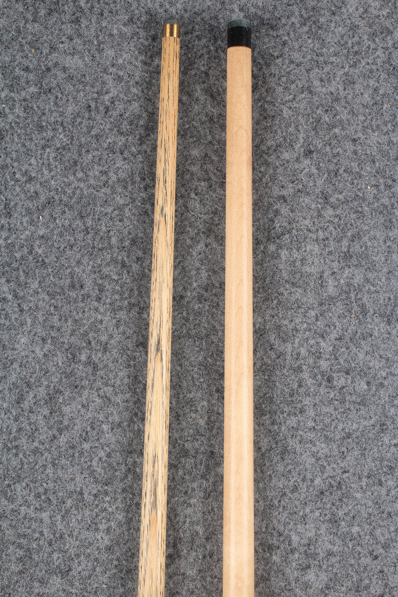 1 piece ASH english pool cue + maple break cue + case # 8006