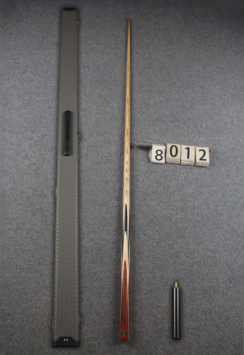 1 piece ash english pool cue # 8012 WOODS CUES