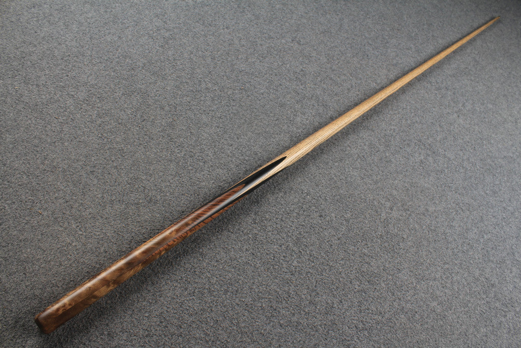 1 piece ash english pool cue # 8015 WOODS CUES