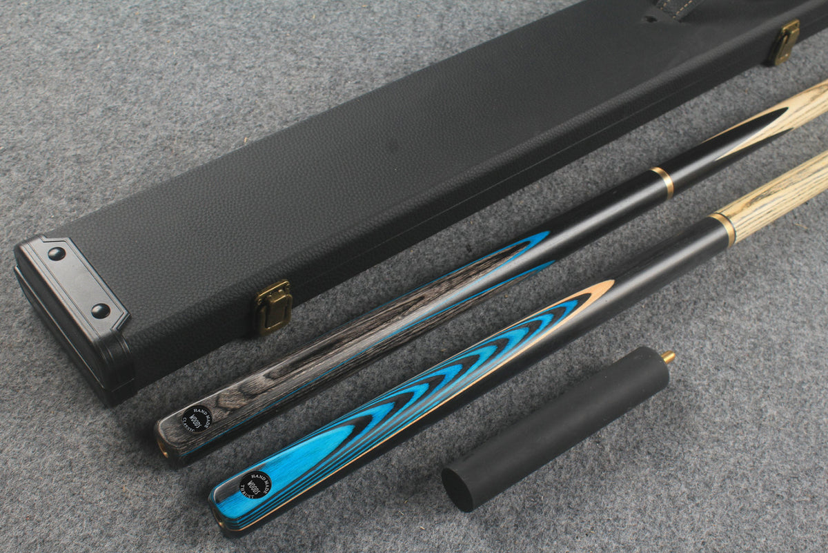 3/4 ASH english pool cue + break cue + case # 802