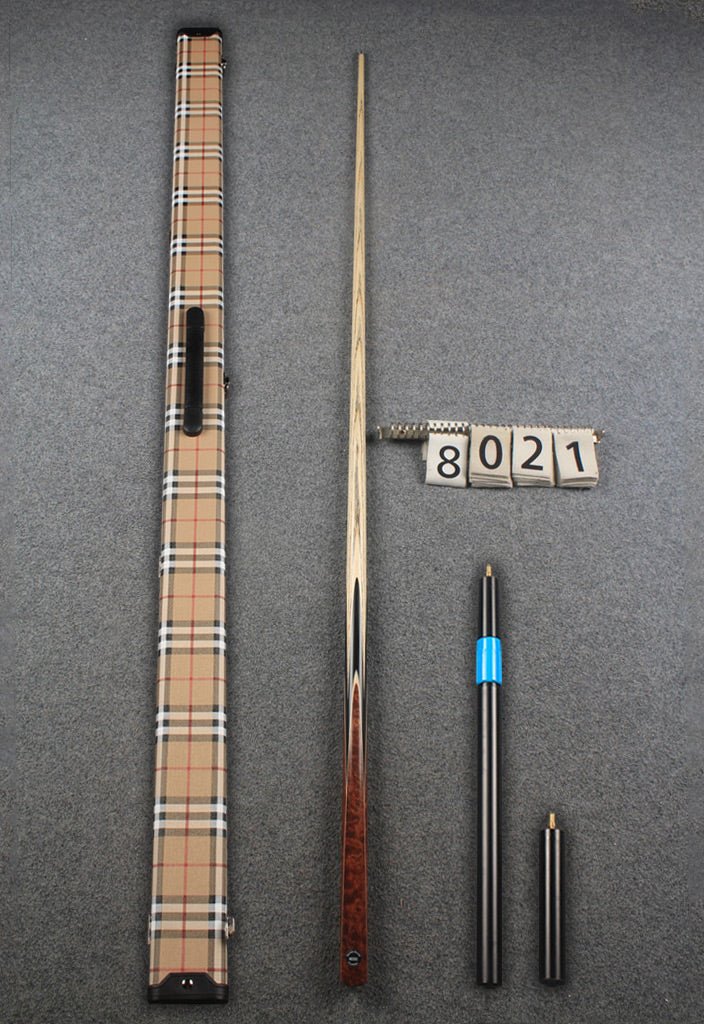 1 piece ash snooker cue # 8021 WOODS CUES
