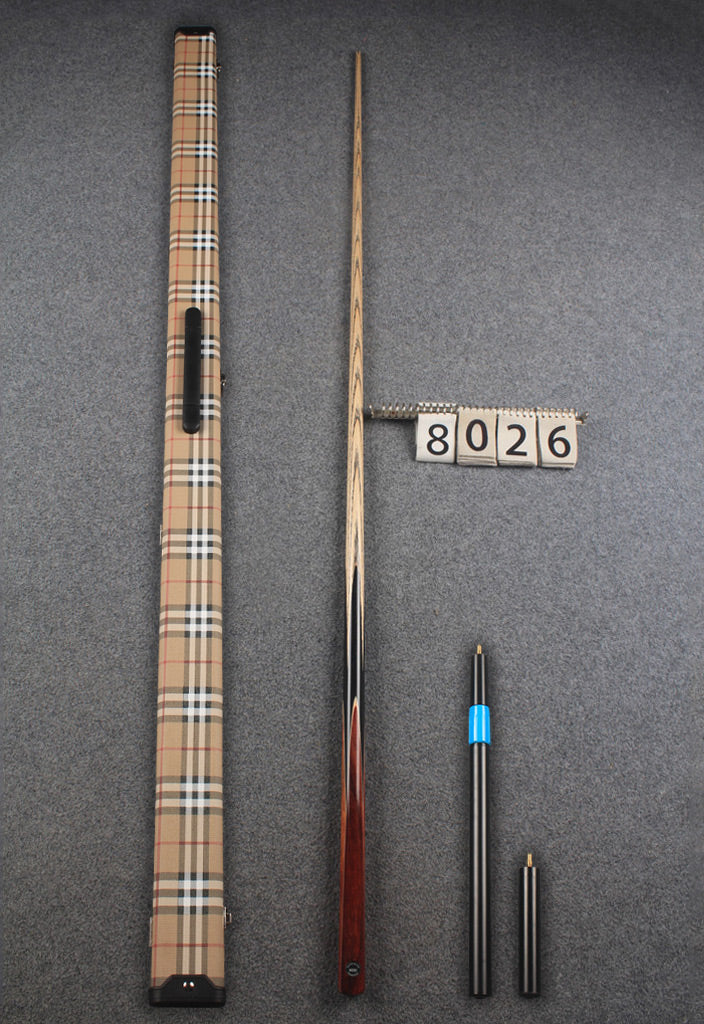 1 piece ash 60" snooker cue  #8026