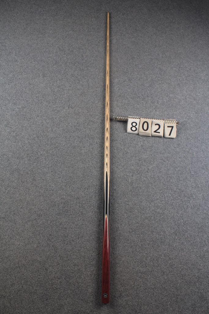 1 piece ash 60" snooker cue  #8027