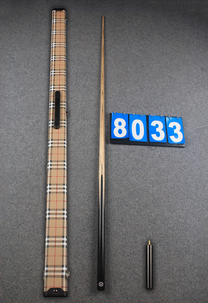 ★★★  1 piece ash english pool cue # 8033 WOODS CUES