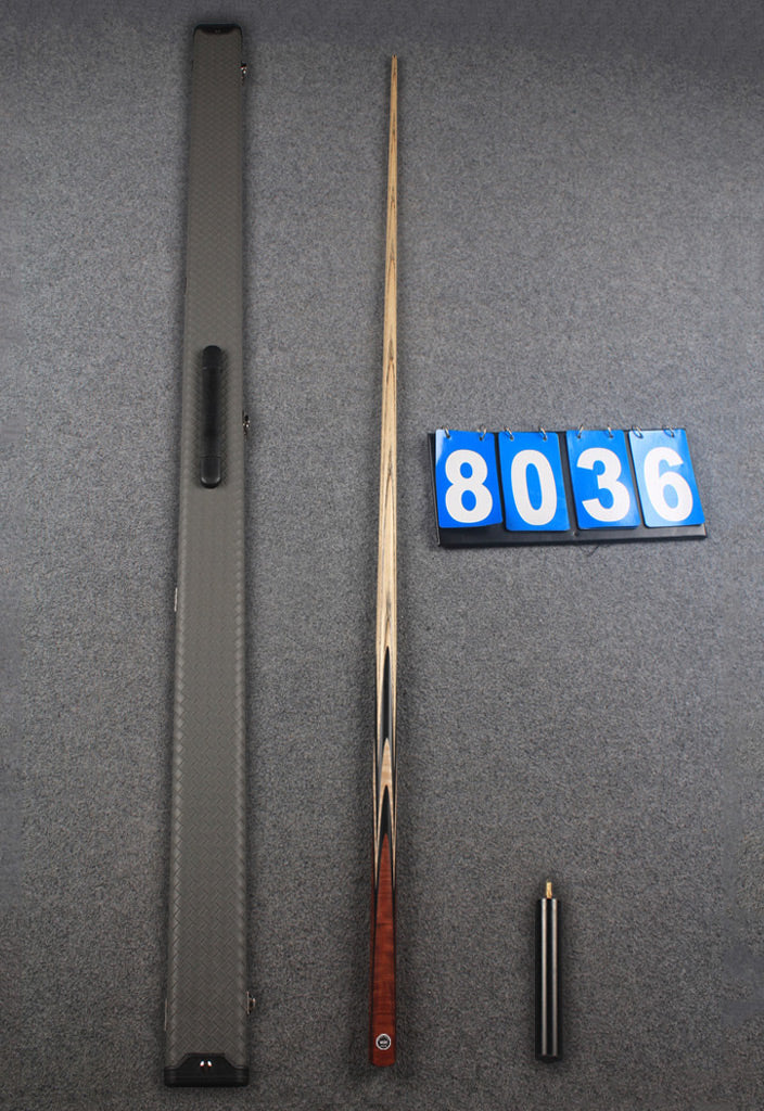 ★★★  1 piece ash english pool cue # 8036 WOODS CUES