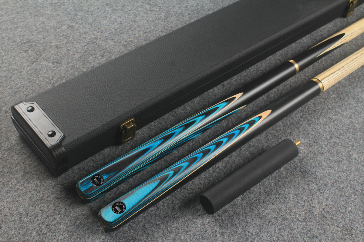 3/4 ASH english pool cue + break cue + case # 804