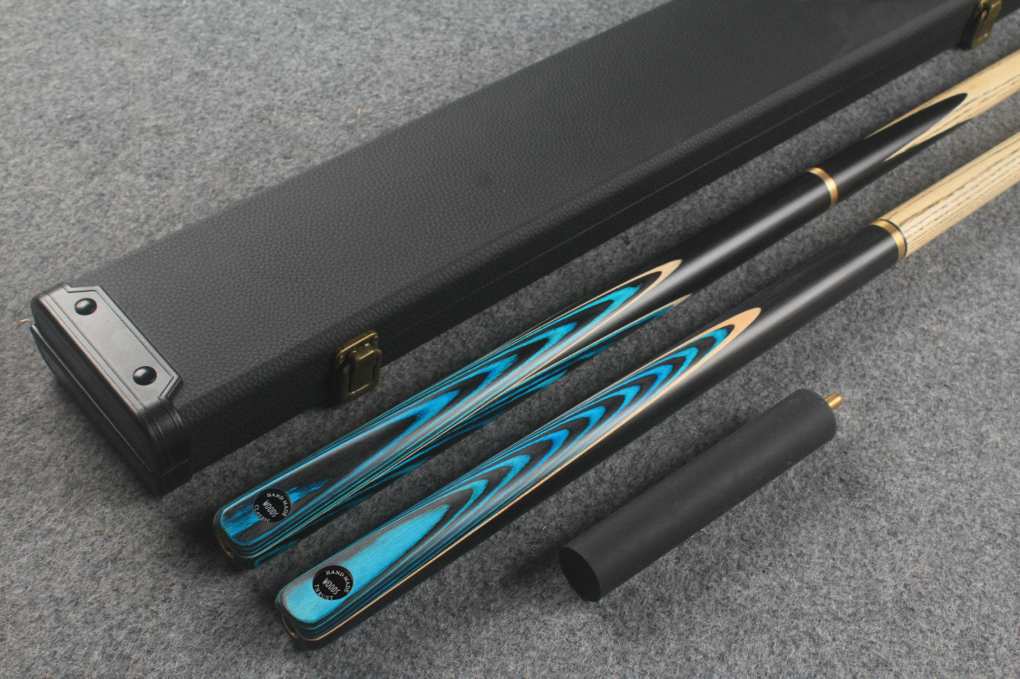 3/4 ASH english pool cue + break cue + case # 804