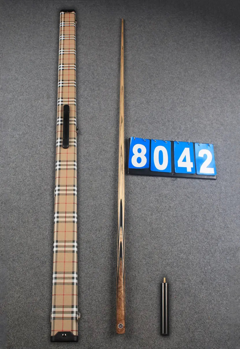 ★★★  1 piece ash english pool cue # 8042 WOODS CUES