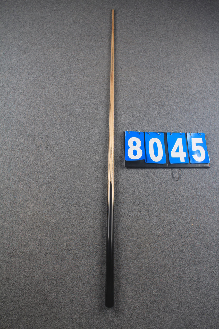 ★★★  1 piece ash snooker cue # 8045 WOODS CUES