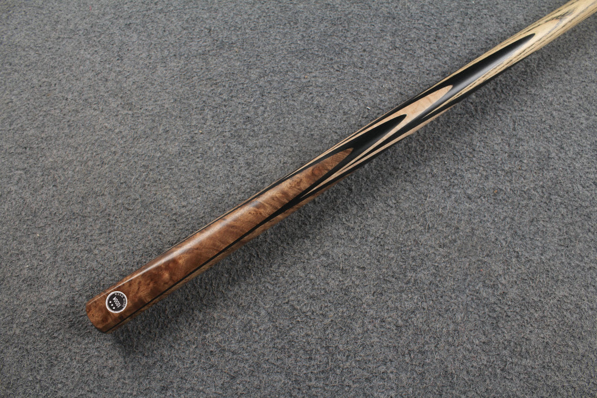 ★★★  1 piece ash snooker cue # 8049 WOODS CUES
