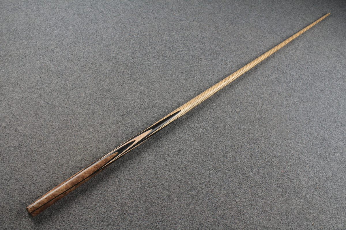 ★★★  1 piece ash snooker cue # 8049 WOODS CUES