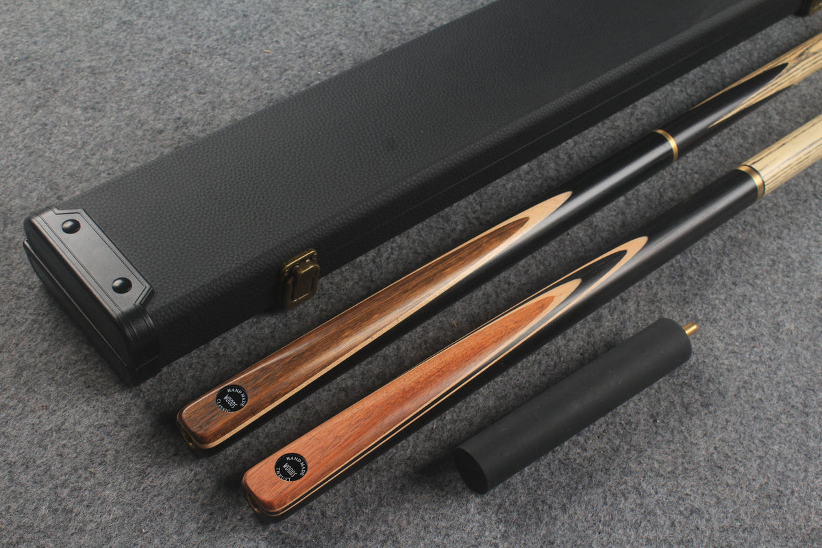 3/4 ASH english pool cue + break cue + case # 805