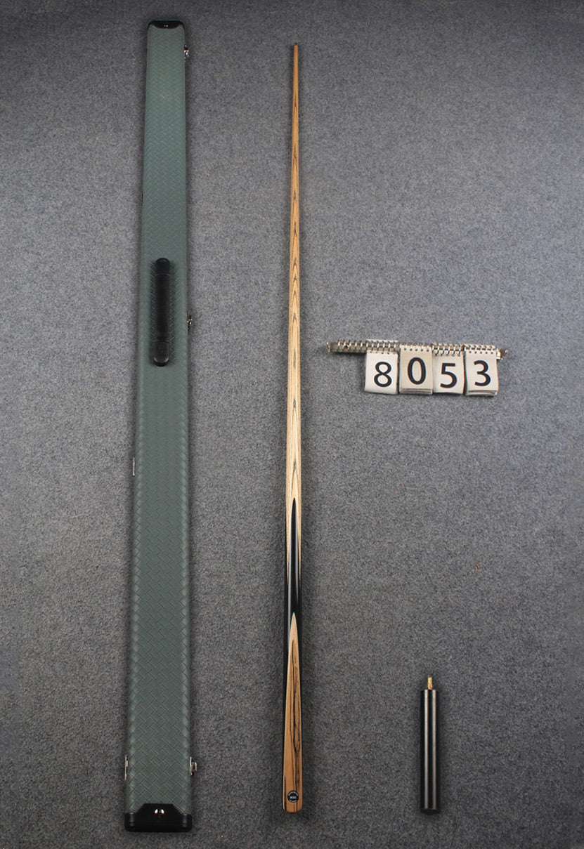 1 piece ash english pool cue # 8053 WOODS CUES