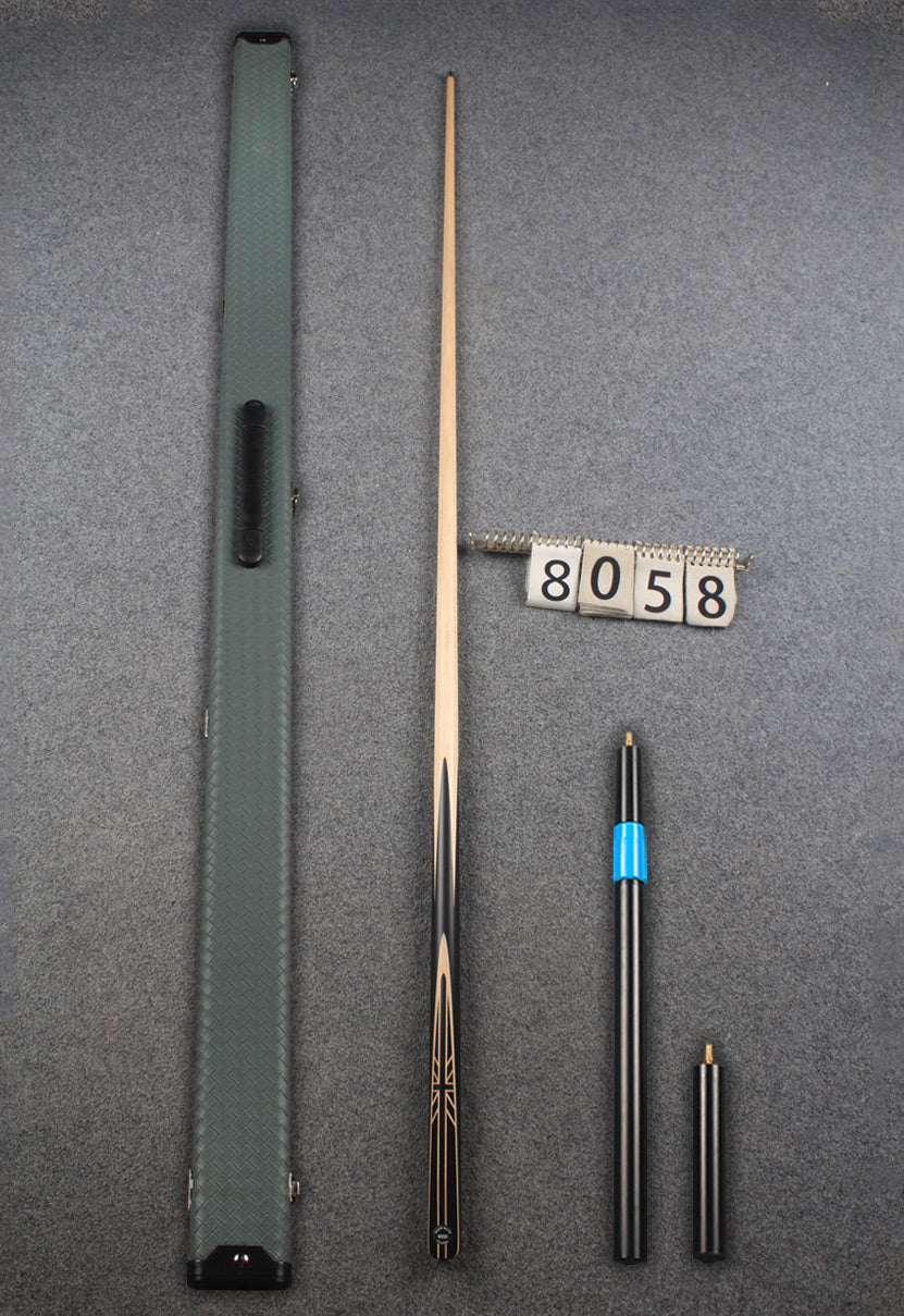 1 piece maple snooker cue # 8058