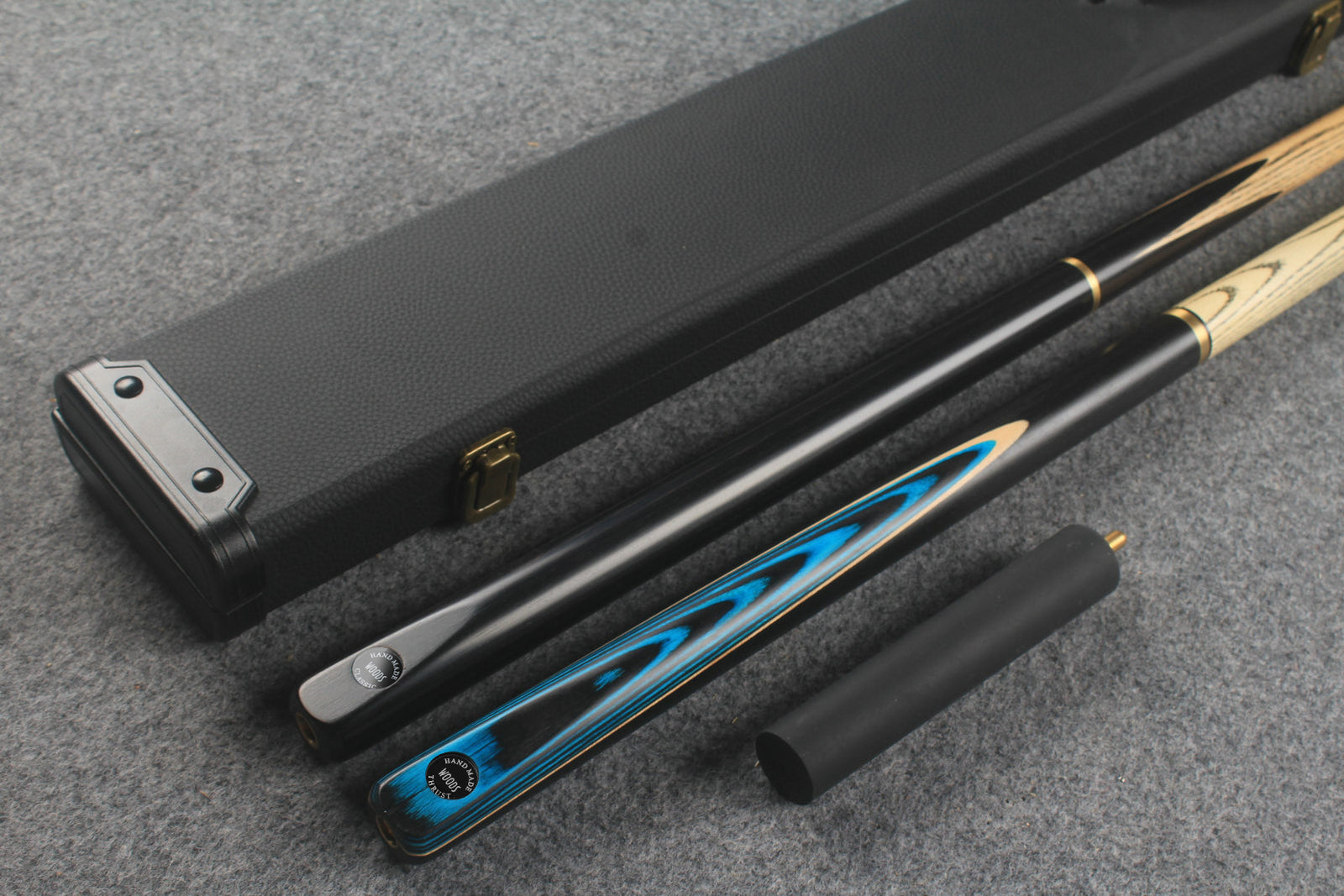 3/4 ASH english pool cue + break cue + case # 806