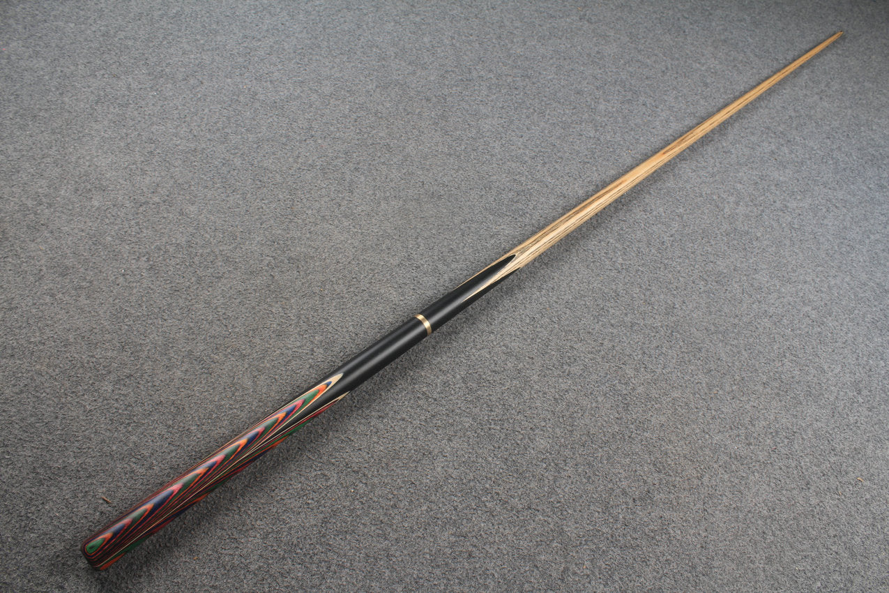 3/4 ASH english pool cue + break cue + case # 8067 WOODS CUES