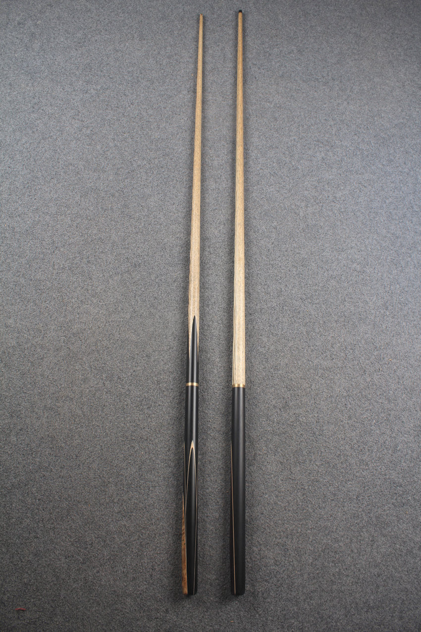 3/4 ASH english pool cue + break cue + case # 8071 WOODS CUES
