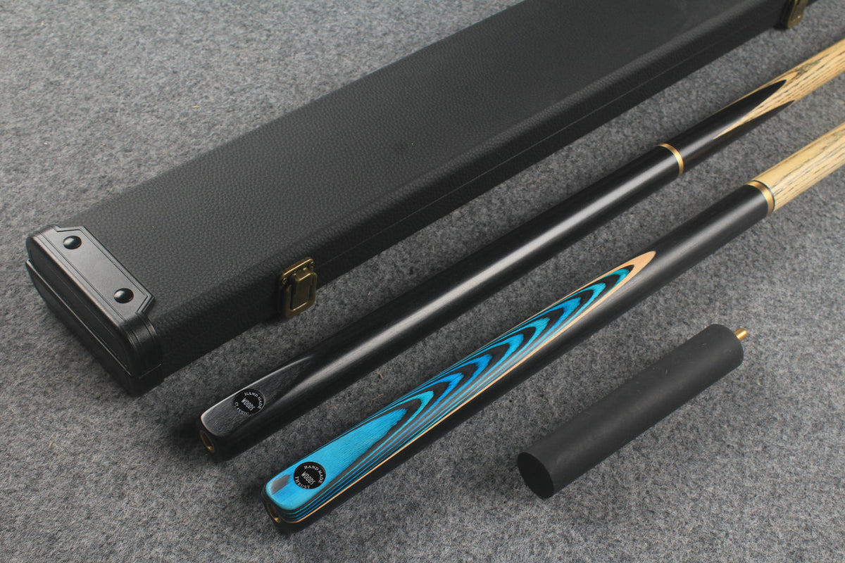 3/4 ASH english pool cue + break cue + case # 808