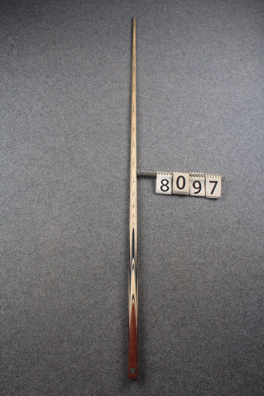 1 piece ash snooker cue # 8097 WOODS CUES