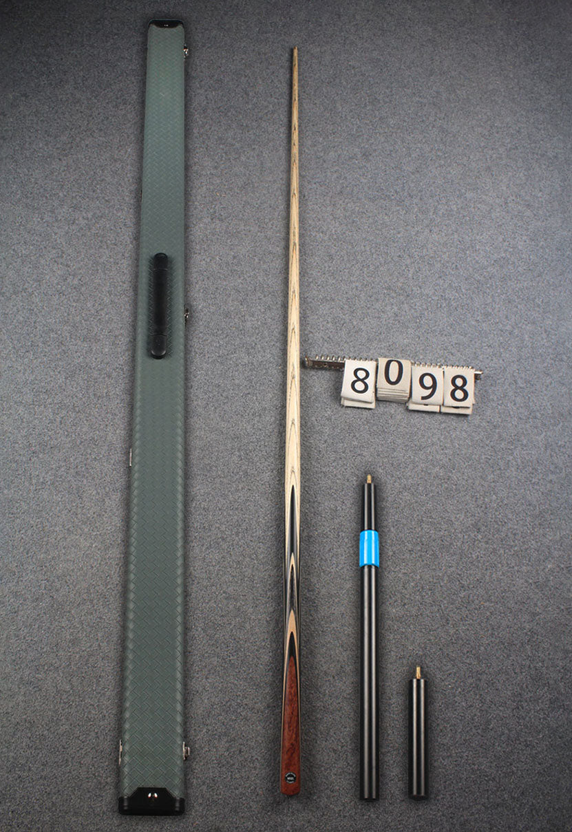 1 piece ash snooker cue # 8098 WOODS CUES