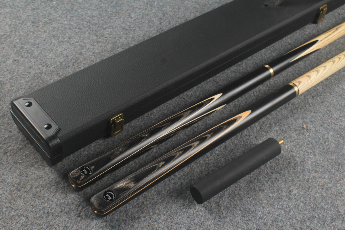 3/4 ASH english pool cue + break cue + case # 810