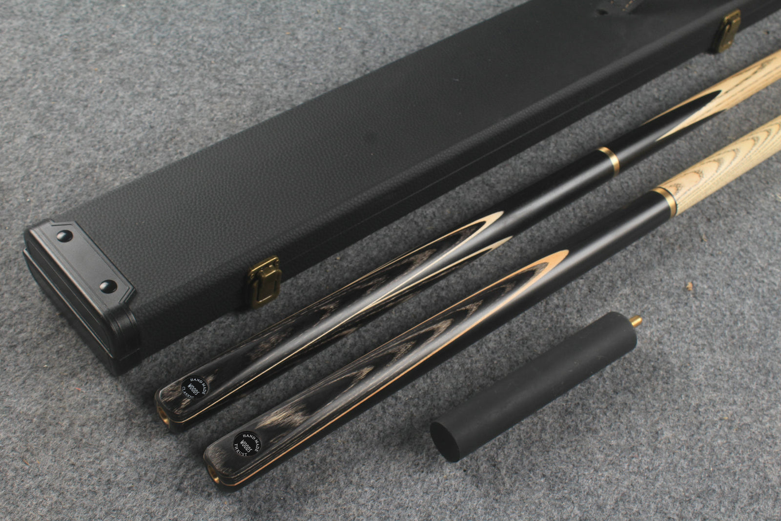 3/4 ASH english pool cue + break cue + case # 810