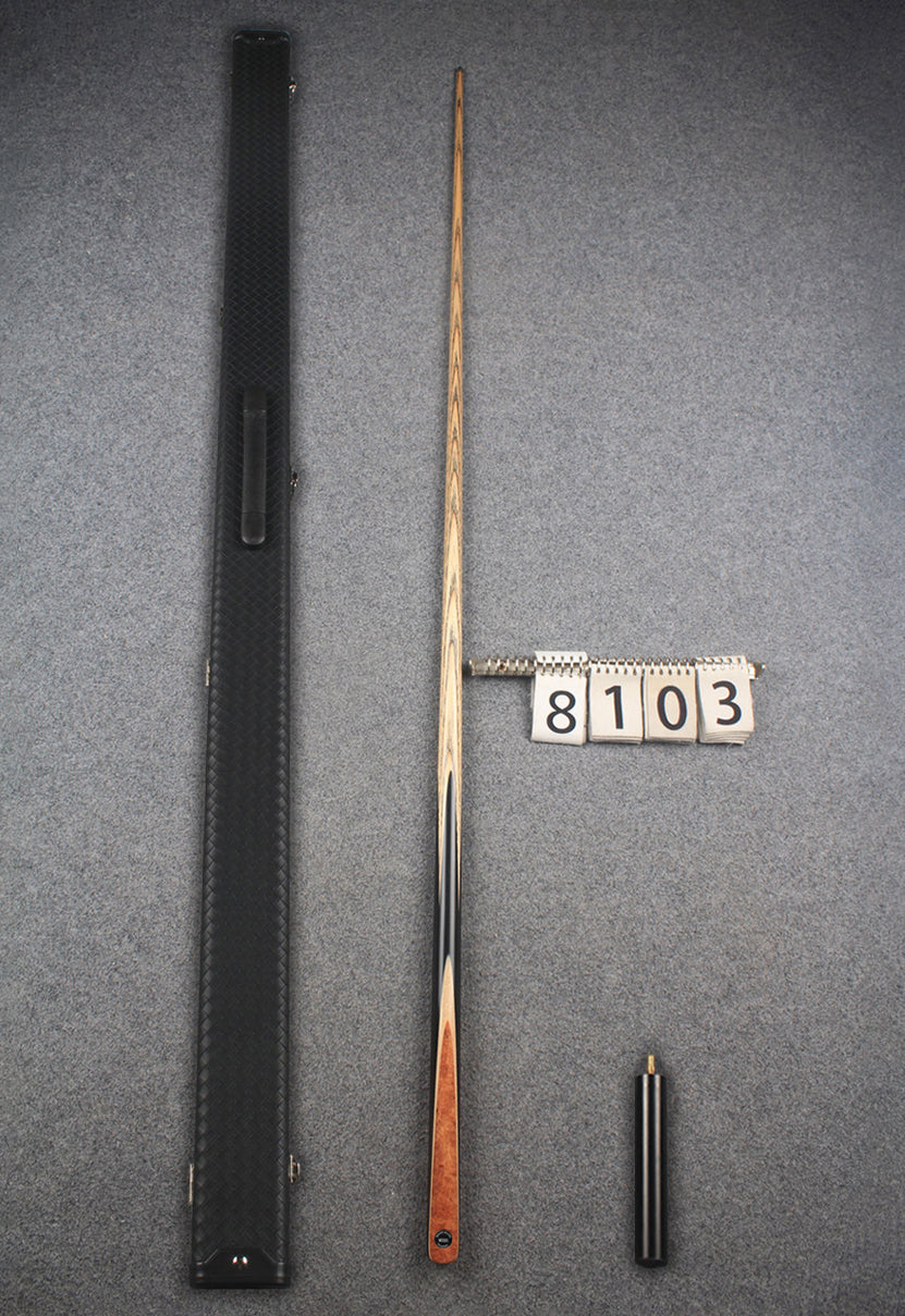 1 piece ash english pool cue # 8103