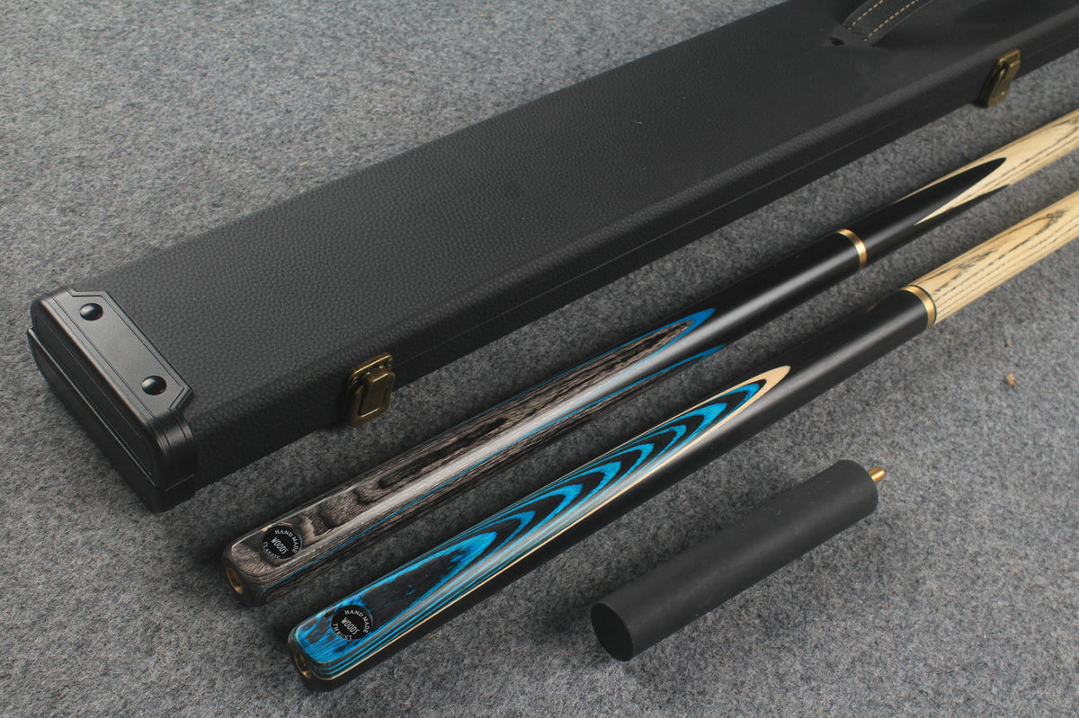 3/4 ASH english pool cue + break cue + case # 811