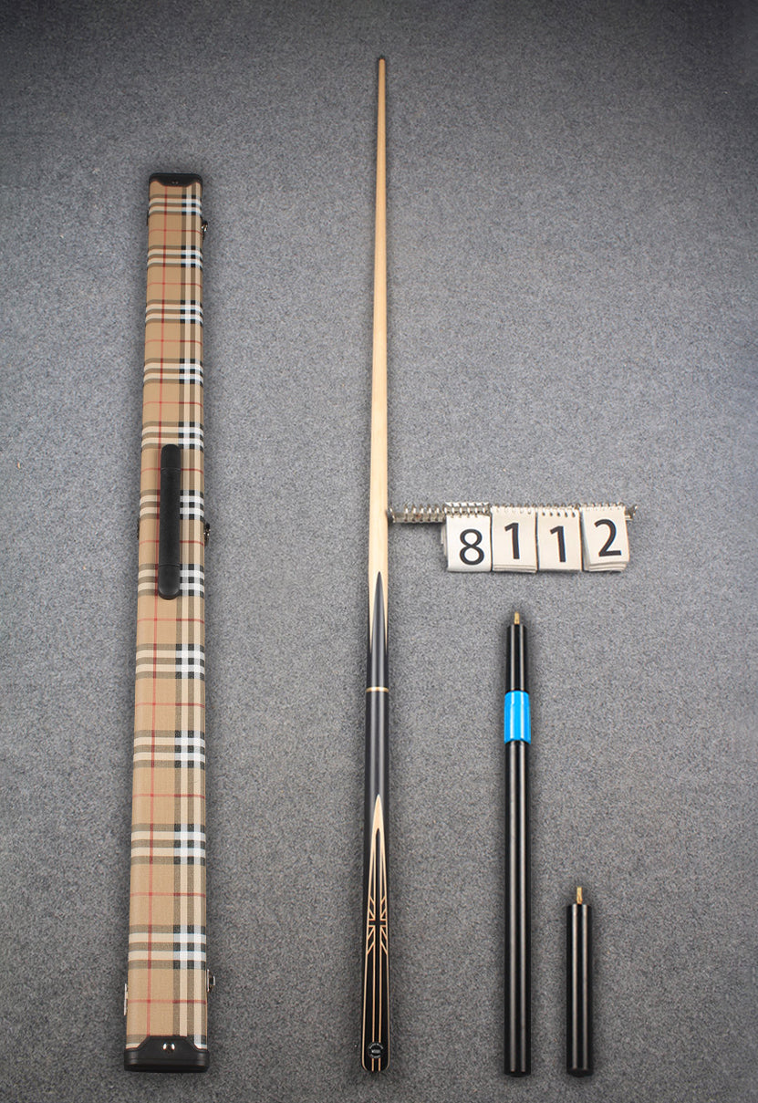 3/4 maple snooker cue #8112