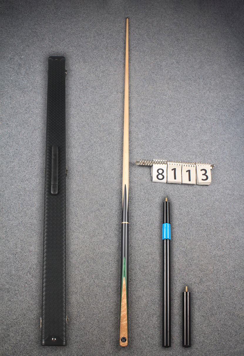 3/4 maple snooker cue #8113