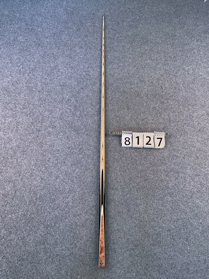 1 piece ash english pool cue # 8127