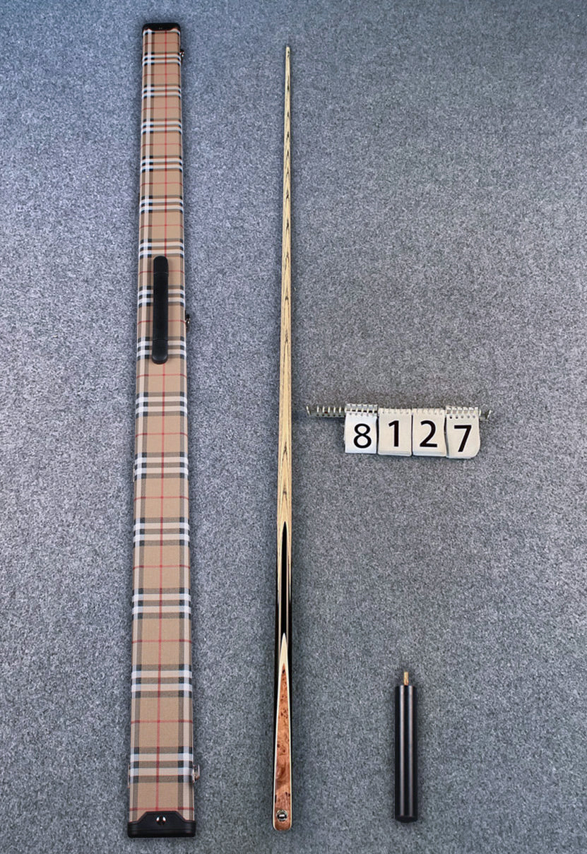 1 piece ash english pool cue # 8127