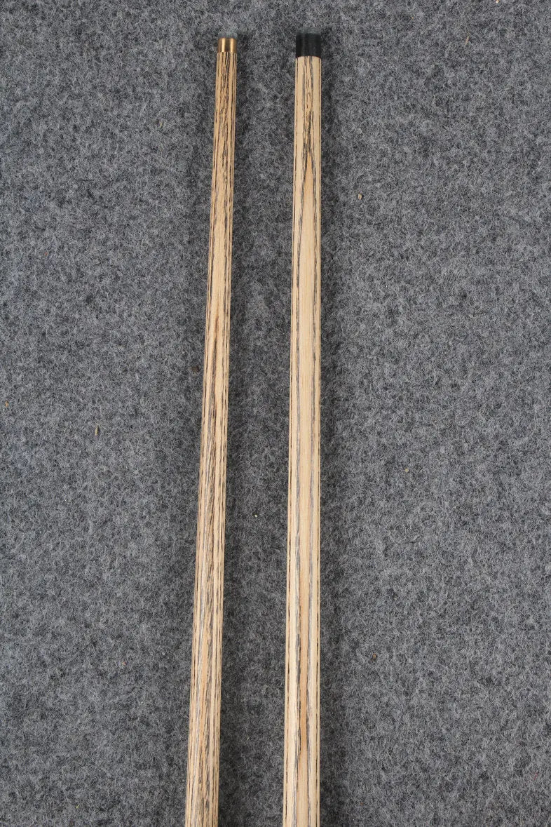 3/4 ASH english pool cue + break cue + case # 8139 WOODS CUES