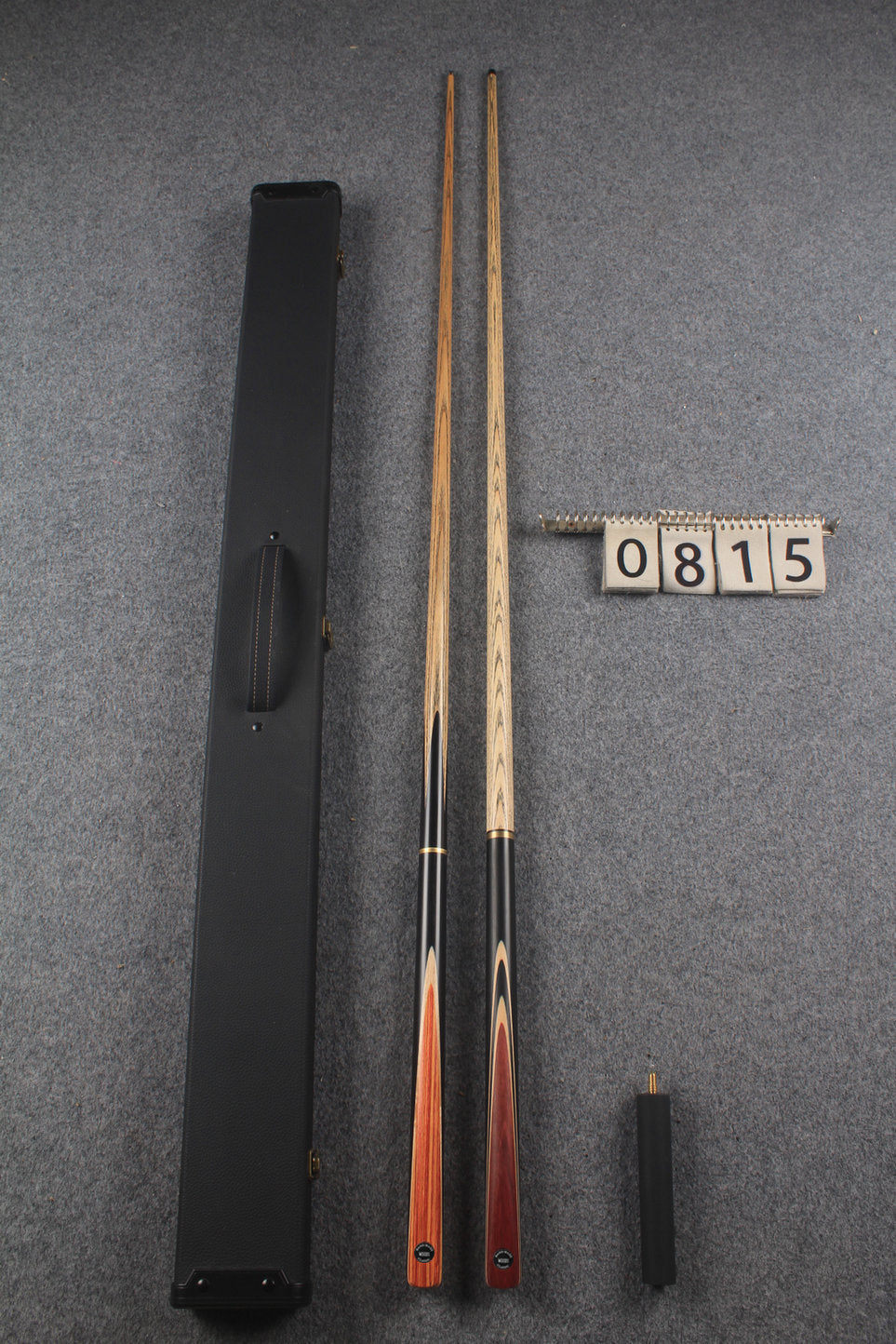 3/4 ASH english pool cue + break cue + case # 815