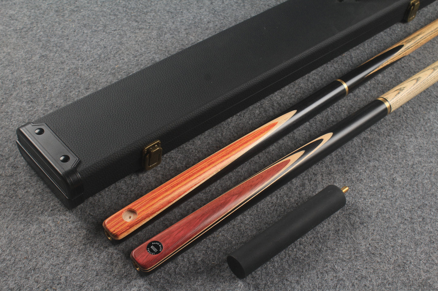 3/4 ASH english pool cue + break cue + case # 815