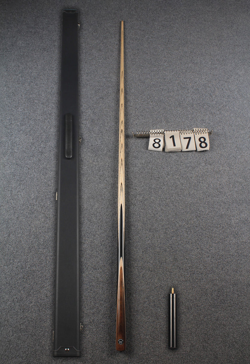 1 piece ash chinese 8 ball pool cue # 8178 WOODS CUES